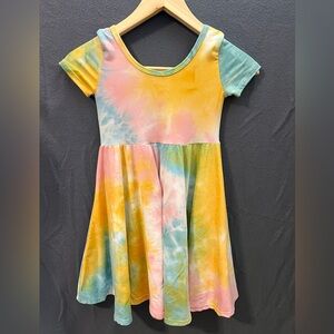 NWOT Wild Rich Kids tie dye twirl dress size 7/8